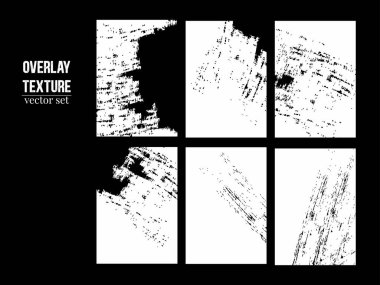 Grunge Şehir Arkaplanı seti. Vektör dokusu. Tasarımınız için soyut, dağınık, kirli, dokulu.