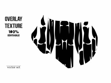 Kaya taşı vektörü. Taşlar ve taşlar siyah ve beyaz çizimler