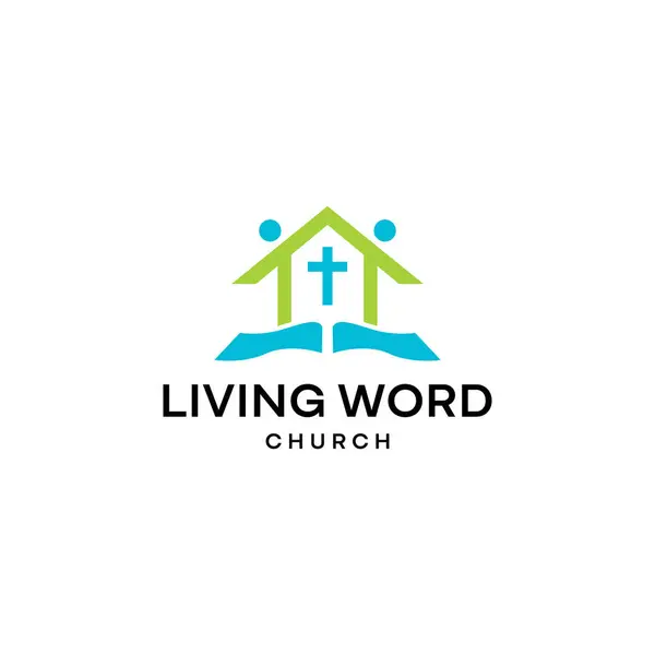 Living Word Church Church God Logo — Stock Photo, Image