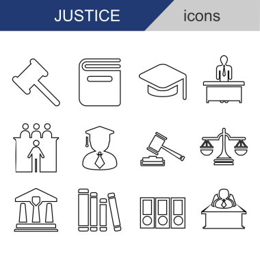 Avukat ve Hukuk ikonları koleksiyonu. Hukuki Danışmanlık, Mahkeme Belgeleri, Avukat Danışmanlık, Hukuk Kitapları, Yasal Belgeler