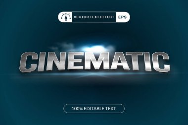 Film Karavanı için Sinematik Metin Efekti