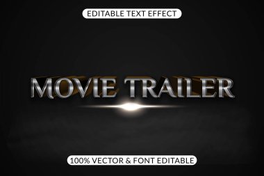Film Trailer Metin Efekti Düzenlenebilir