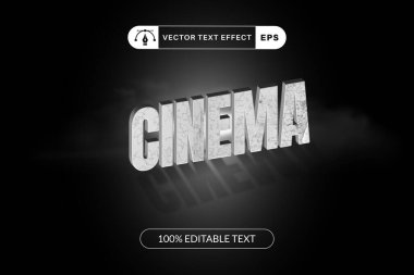 Sinema Metni Efekti Film Başlığı Düzenlenebilir