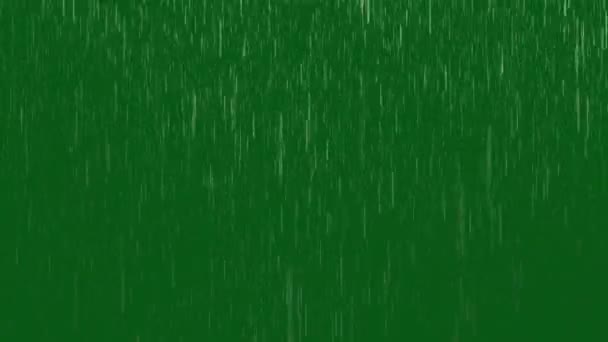 Vídeo Animación Pantalla Verde Lluvia Animation Mp4 — Vídeo de stock