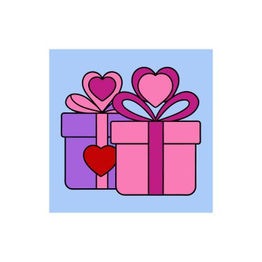 Dijital grafikler için romantik çizgi çizimi olan Sevgililer Günü üretken yapay zeka vektörü