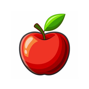 Canlı Meyve Vektörü Resimleri Taze Tasarım için Yapay Zeka Çizgisi Sanatı