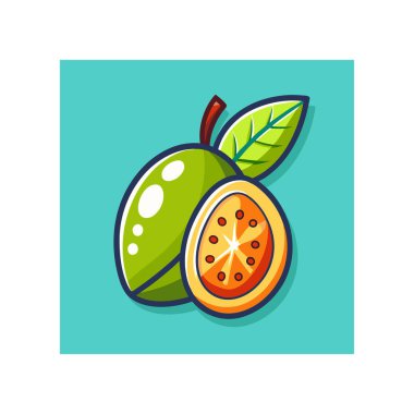 Vibrant Fruit Vector Illustrations (Canlı Meyve Vektörü İllüstrasyonları: 124) Taze Tasarım için Yapay Zeka Çizgisi Sanatı