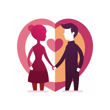 Romantik Sevgililer Günü üretken yapay zeka vektörü, kartlar, dekorlar ve dijital sanat için mükemmel..