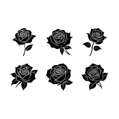 Çiçek Vektörü Zarif Dijital Çiçek İllüstrasyonu