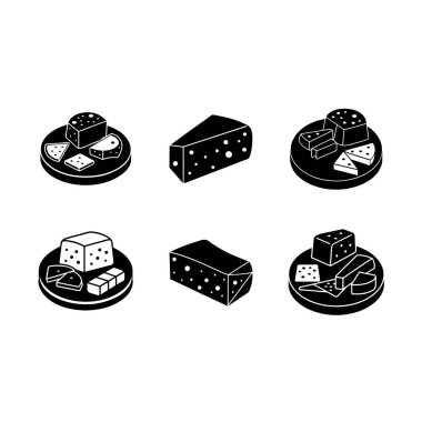 Gouda Peynir Vektör Çizimi