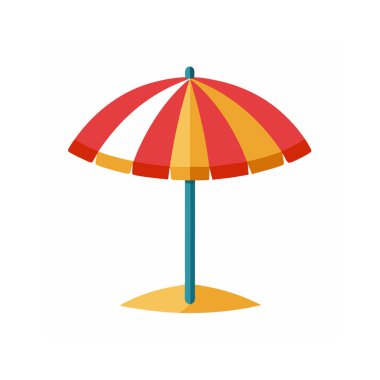 Yaz Simgesi Koleksiyonu Üretken Yapay Zeka Vektörü ve Linocut Siluet Tasarımı