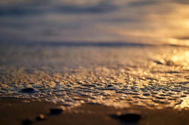 Okyanus dalgalı sahil kayaları. Yüksek kalite fotoğraf