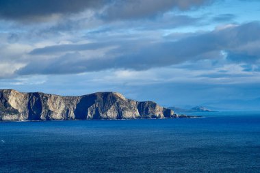 İrlanda Achill Adası 'ndaki bulutlar. Yüksek kalite fotoğraf