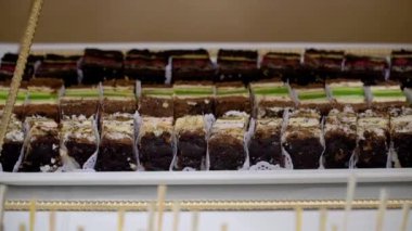 White Candy Bar Wedding, açık büfe şeker. projeniz için video.