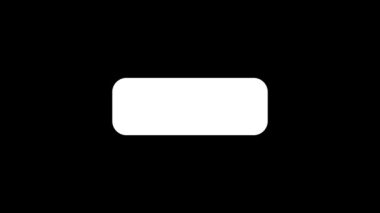 Siyah arkaplanda beyaz ekleme simgesi. Projedeki bilgilerinizin altında durun. Projeniz için dinamik tarzda görüntüler. Hareket grafikleri ve birleşikliği için 4K video animasyonu