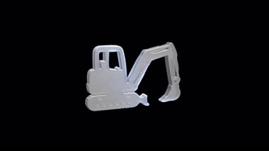 Profesyonel metalik kazıcı döner ve monte eder, keskin siyah arka plana karşı hassas mühendisliği parlak endüstriyel tasarımı ile vurgular