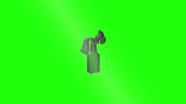 Metalik molotof kokteyli döner ve patlayıcı ateşle krom anahtar yeşil ekrana vurur. Ağır çekimde yıkıcı silahı ortaya çıkarır.