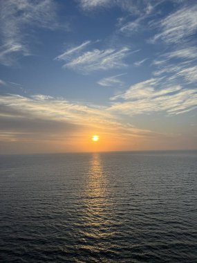 Çoğu rüya gibi sahil manzarası Karaçi 'de. 