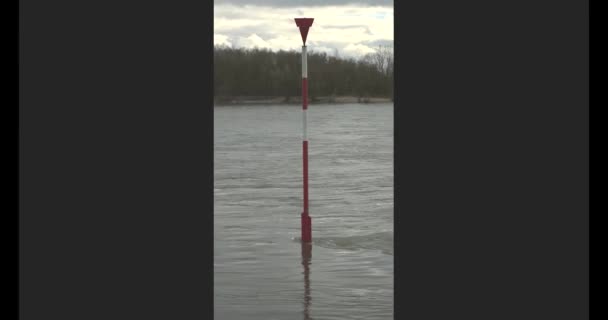 Дорожные Знаки Перевозки Рейне — стоковое видео