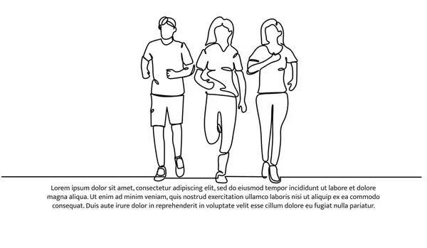 Sürekli koşu çizgisi tasarımı. Beyaz arkaplana çizilmiş tek satır dekoratif ögeler.