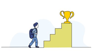 Seçkin öğrencilerin vektör illüstrasyonuName.