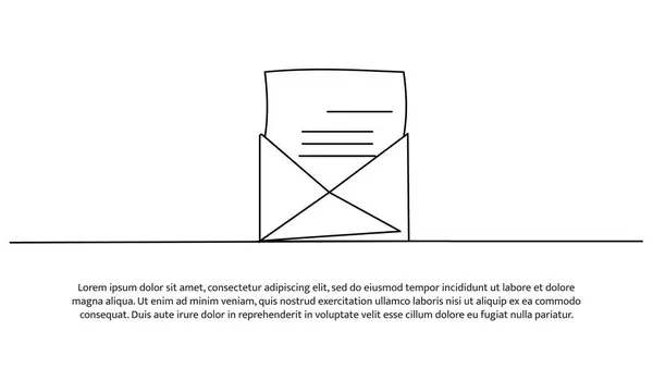 Bir sıra doğum günü tebriği. Soyut asgari sürekli çizgi.