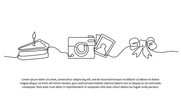 Ekmek ve fotoğrafların ardı arkası kesilmiyor. Beyaz üzerine çizilmiş tek çizgi dekoratif ögesi.