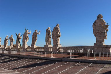 Aziz Peter Bazilikası 'nın çatısı, Roma, İtalya