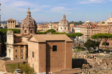 Roma şehrinin manzarası