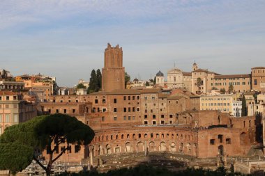 Roma şehrinin manzarası