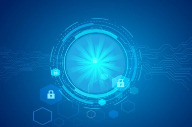 Devre kartlı siber güvenlik kavramı