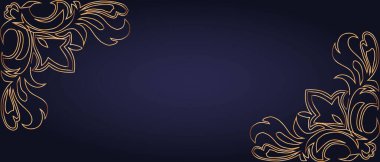 vektör çizim vintage çerçeve çiçek