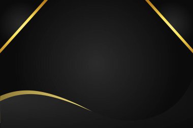 soyut siyah arkaplan altın çizgi ve modern tasarım