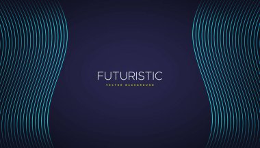 Siyah arkaplan üzerindeki geometrik şekiller