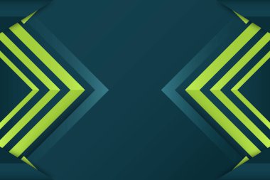 Yeşil eşkenar dörtgenli soyut bir arkaplan. vektör illüstrasyonu.