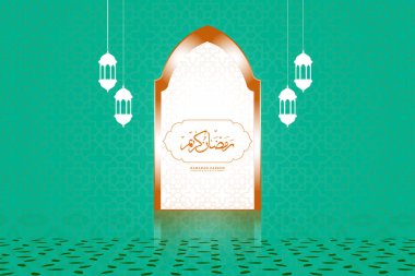 Kurban Bayramı arka plan tasarımı. Müslümanlar ve İslamcılar için kutsal bir gün. Vektör İllüstrasyonu.