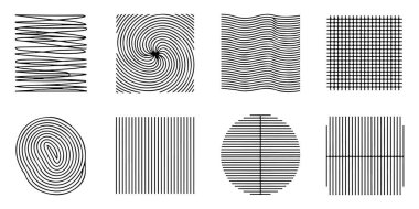 Siyah ve beyaz çizgiler dizisi