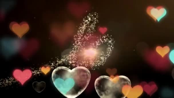 Lepje Meg Társát Egy Szívből Jövő Videóval Február Ünnepelje Szerelmet — Stock videók