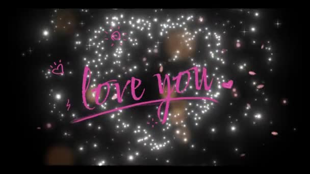 Здивуйте Свого Партнера Сердечним Відео Цього Лютого Святкуйте Любов Романтику — стокове відео