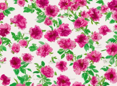 Bu karmaşık çiçek desenindeki canlı bir renk patlaması her yere hayat ve neşe getirir. Doğanın güzelliği bu çarpıcı tasarımla gününüzü aydınlatsın..