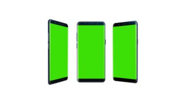 Modern cihazlar: yeşil ekranlı akıllı telefonlar. Model Canlandırması
