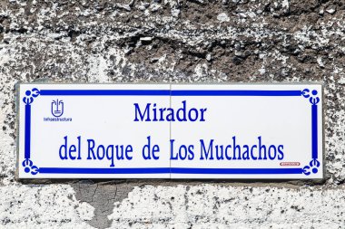 La Palma adasının en yüksek noktası olan 