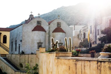 Girit Adası 'ndaki Preveli Manastırı (Yunanistan)