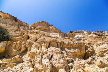 Girit adasındaki Matala Plajı (Yunanistan)