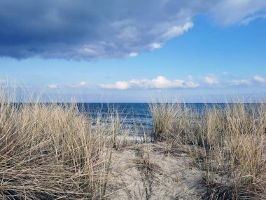 Kuzey Almanya 'da Baltık Denizi manzarası