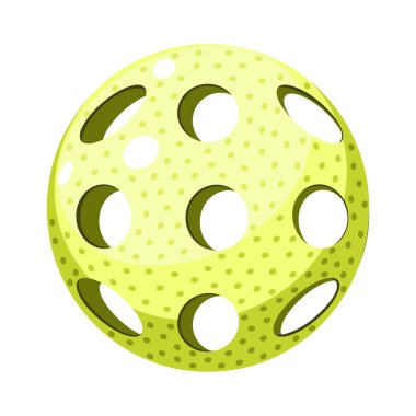 Oyun vektör illüstrasyonu için Pickleball ekipmanı