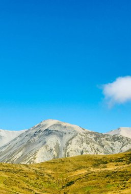 Dağların güzel manzarası, Arthers Geçidi, Yeni Zelanda