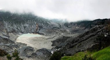 Volkan Tangkuban Perahu, Batı Java, Endonezya