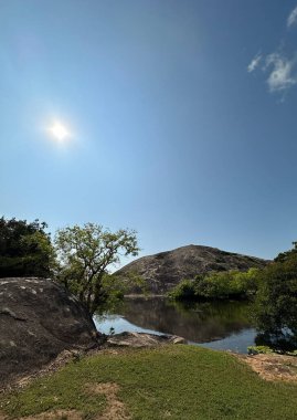 Güzel manzara. Doğa geçmişi, Yala, Sri Lanka