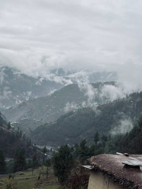 Dağların güzel manzarası, Hayber Pakhtunkhwa, Pakistan